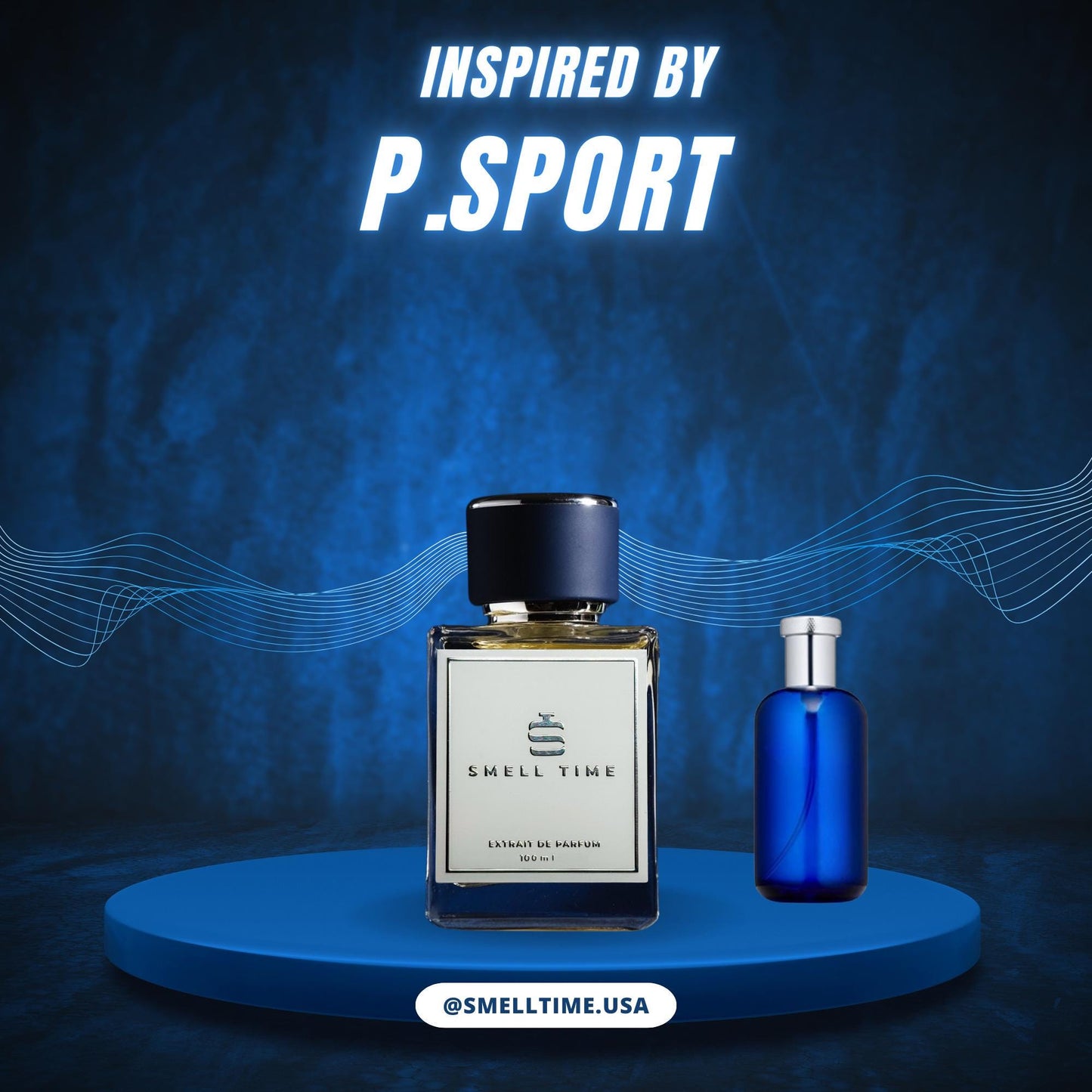 P.Sport Inspired Fragrance | Fresh, Aromatic  Sporty | Long-Lasting & Handmade | Smell Time USA