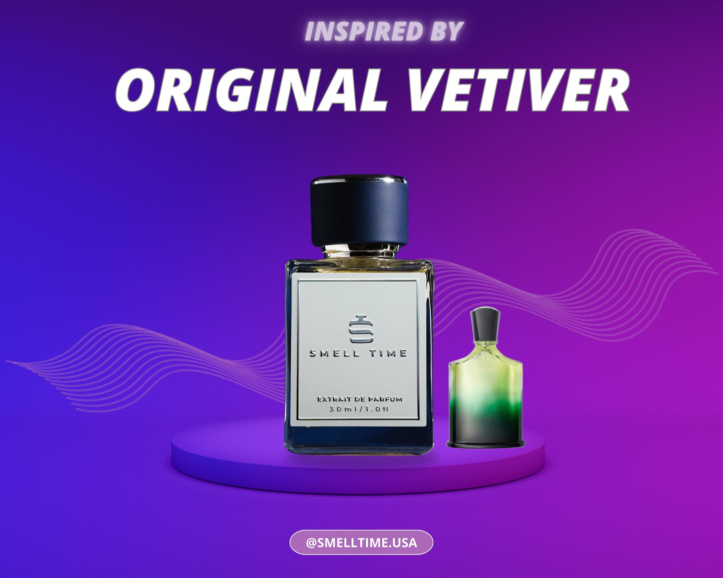 Original Vetiver Perfume – Citrus, Woody, and Earthy Fragrance with Ginger, Vetiver, and Ambergris