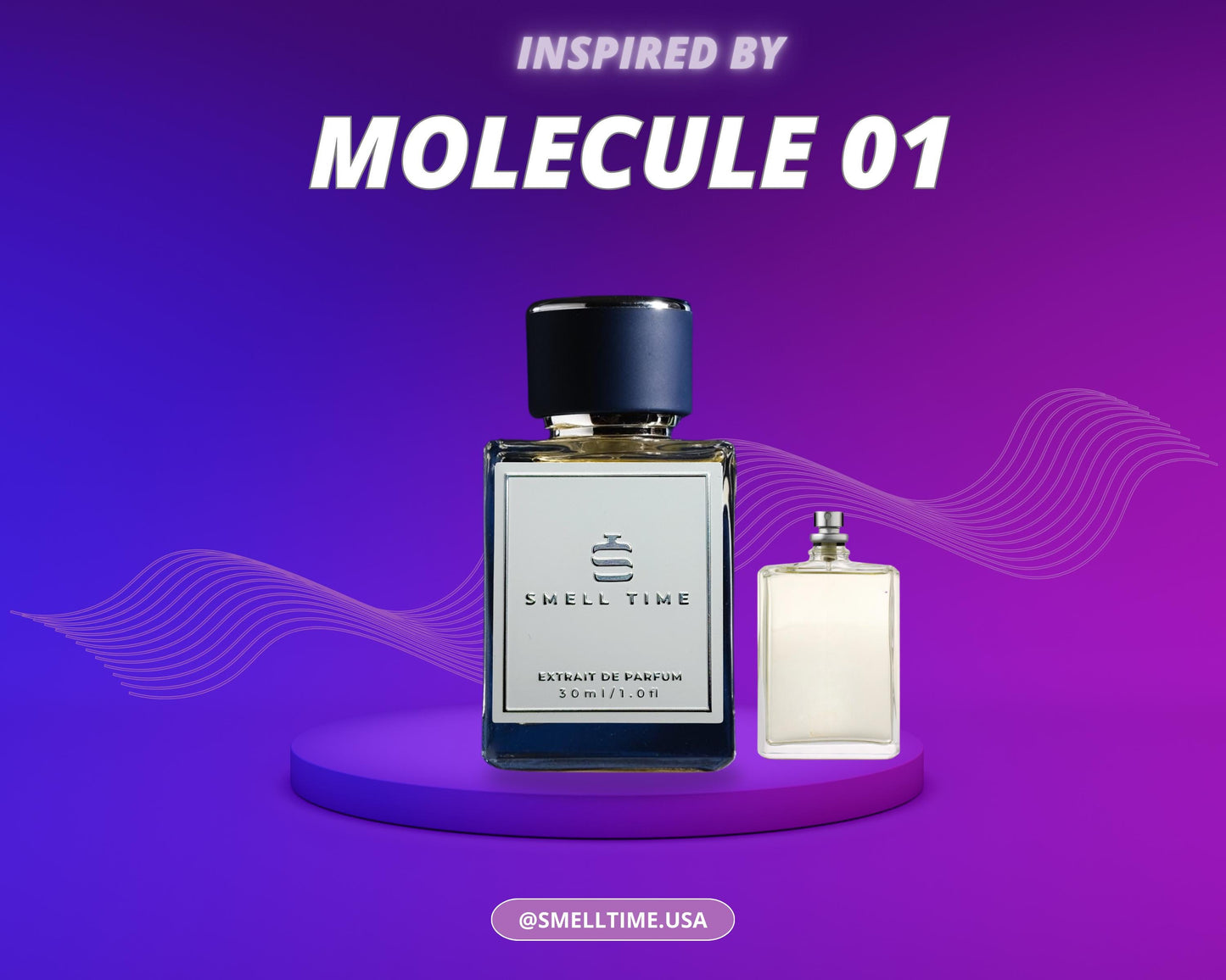 Molecule 01 Inspired Perfume | Woody Musky Amber Scent | Long Lasting Handmade Fragrance
