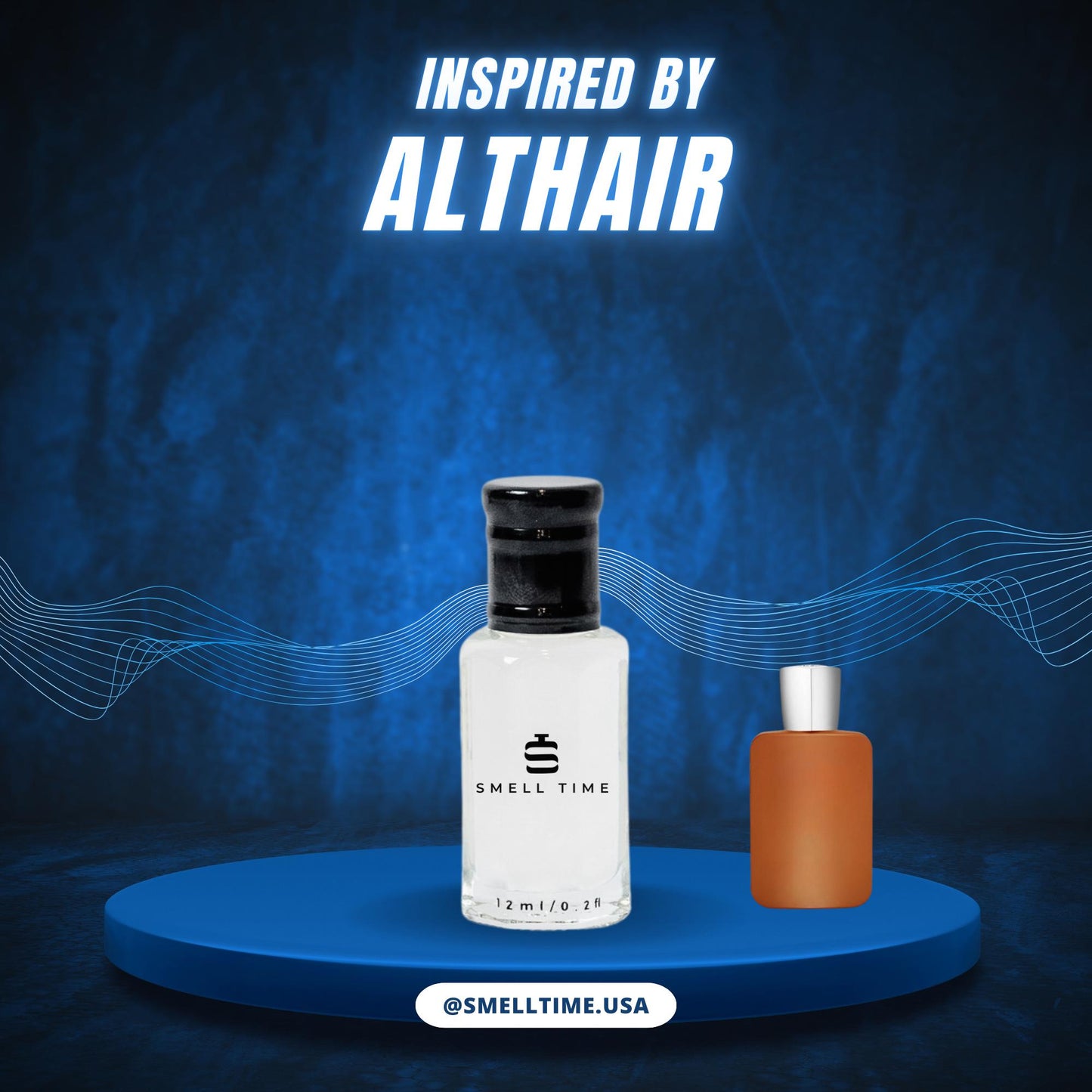 Althair Inspired Perfume Oil | Warm Vanilla , Woody Amber | Long-Lasting & Handmade | Smell Time USA