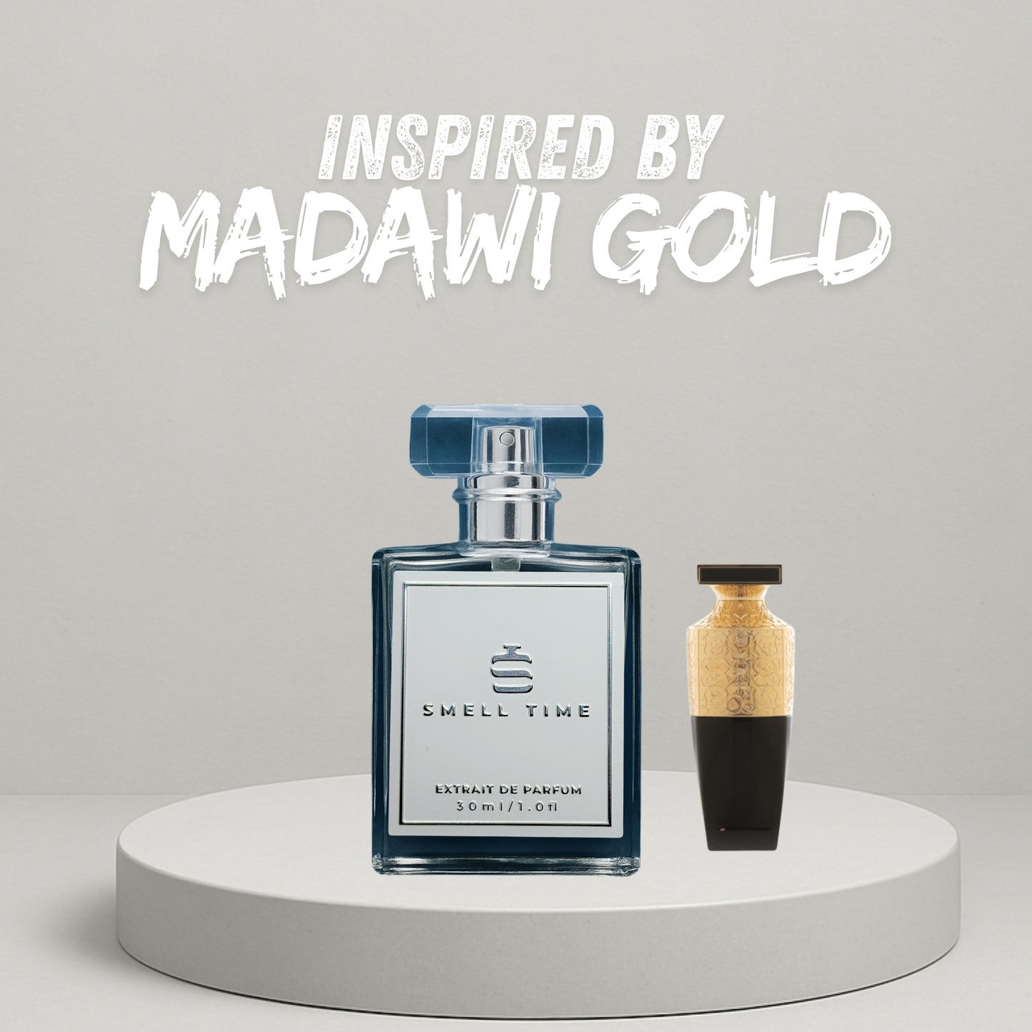 Madawi Gold Inspired Fragrance | Fruity, Vanilla & Warm Spicy Blend | Smell Time USA