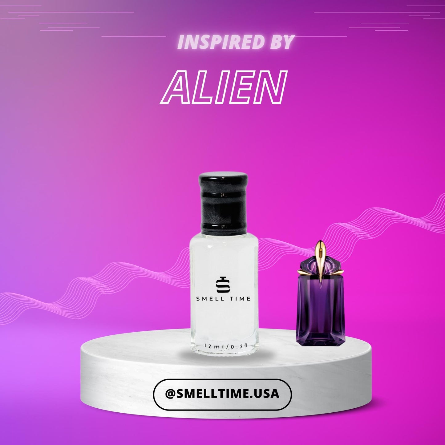 Alien-Inspired Fragrance | Radiant Jasmine & Amber Blend | Smell Time USA