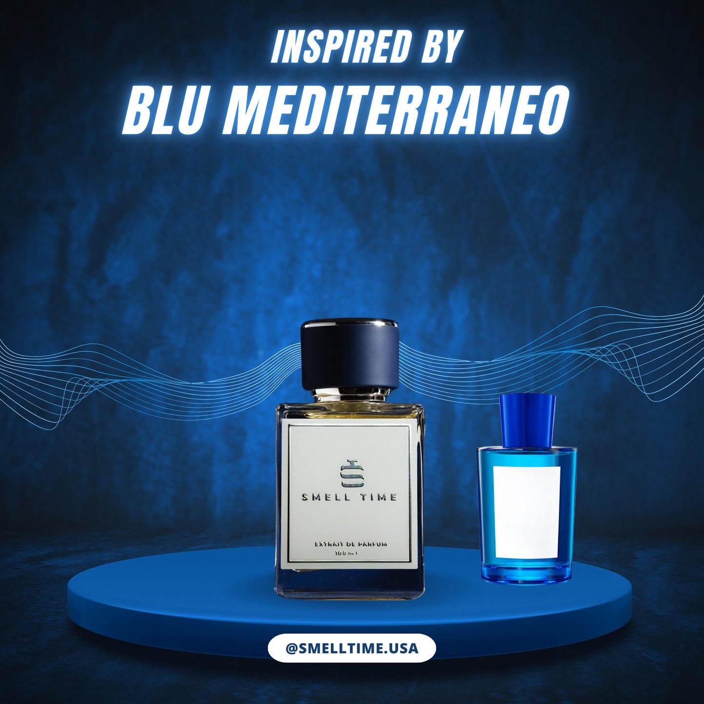 Blu Mediterraneo Inspired Perfume | Fresh Citrus Woody Scent | Long Lasting Handmade Fragrance | Extrait de Parfum and Perfume Oil