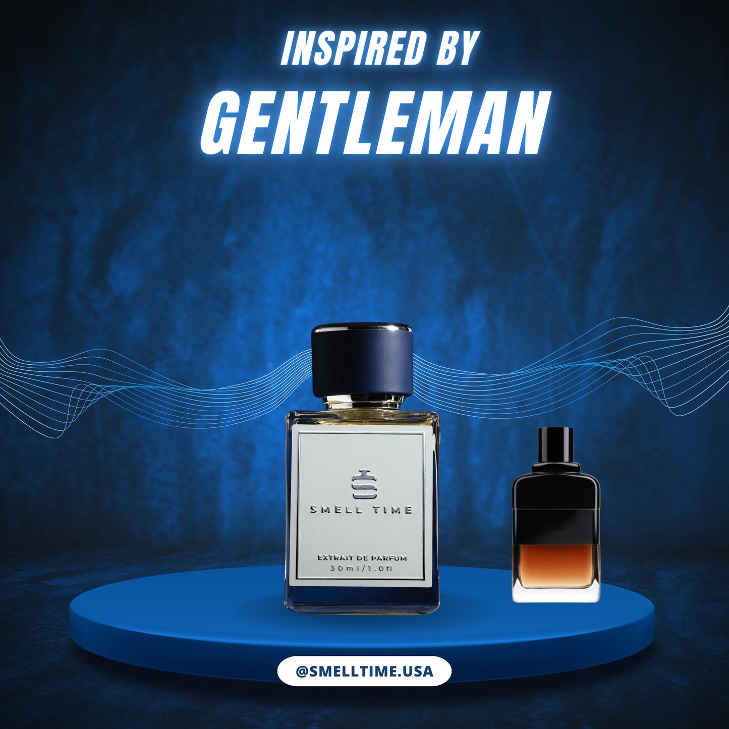 Gentleman Inspired Fragrance | Warm Spicy, Vanilla, and Amber | Long-Lasting and Handmade | Smell Time USA