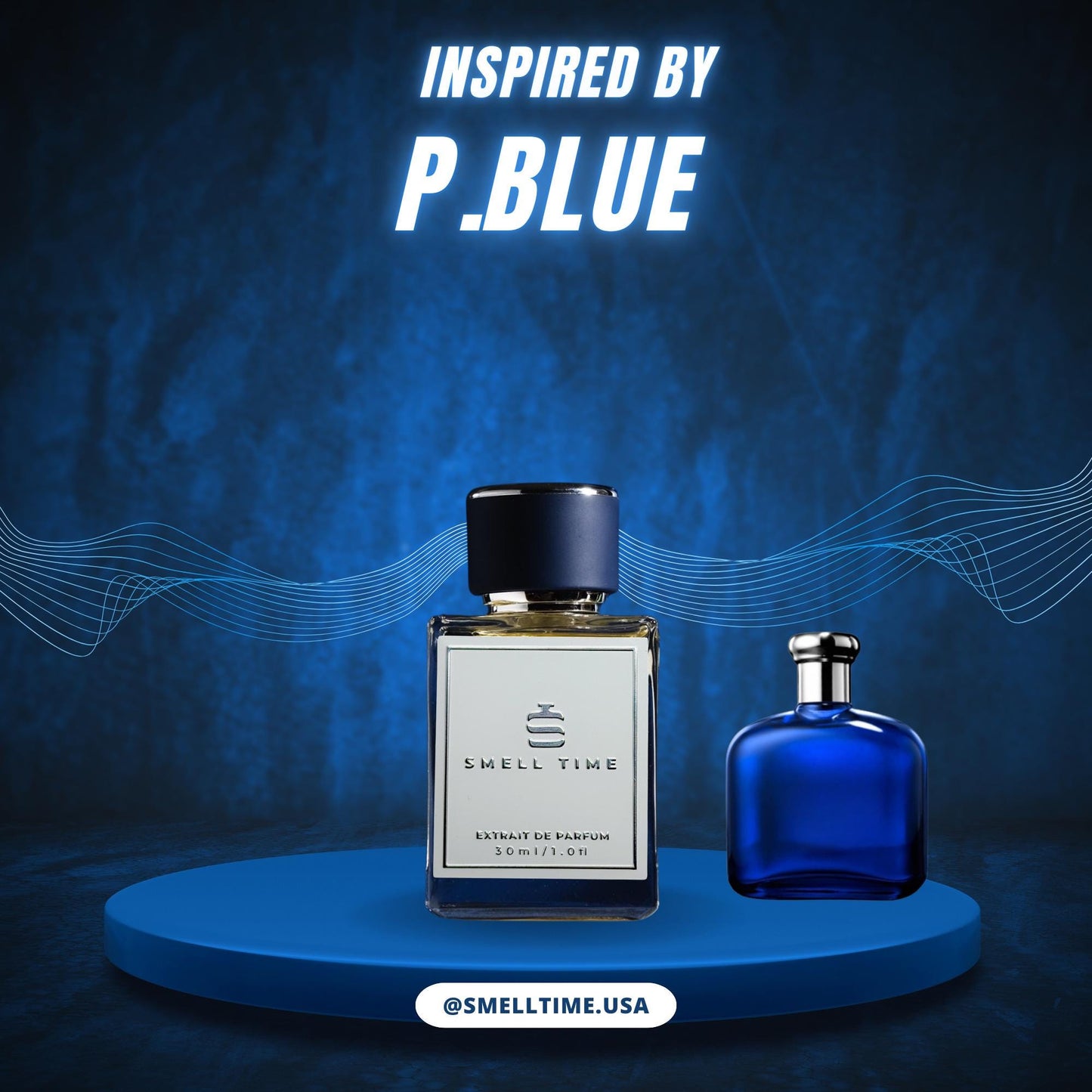 P. Blue Inspired Perfume | Fresh Aquatic Musky Scent | Long Lasting Handmade Fragrance | Extrait de Parfum and Perfume Oil