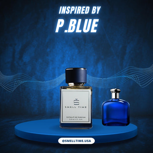 P. Blue Inspired Perfume | Fresh Aquatic Musky Scent | Long Lasting Handmade Fragrance | Extrait de Parfum and Perfume Oil