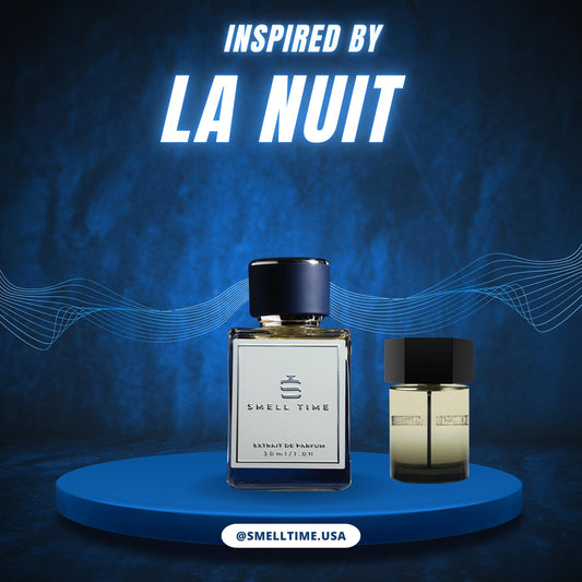 La Nuit Inspired Fragrance | Aromatic Spicy Scent with Lavender & Vetiver | Bold Nighttime Cologne | Smell Time USA