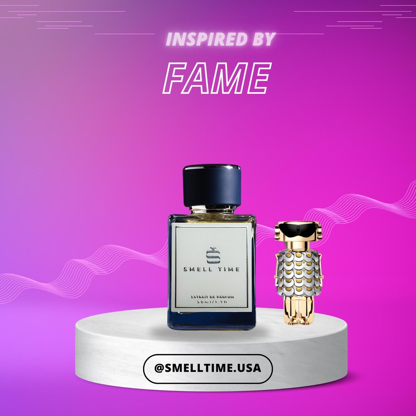 Fame Inspired Fragrance | Tropical Mango, Vanilla  Jasmine | Long-Lasting & Handmade | Smell Time USA