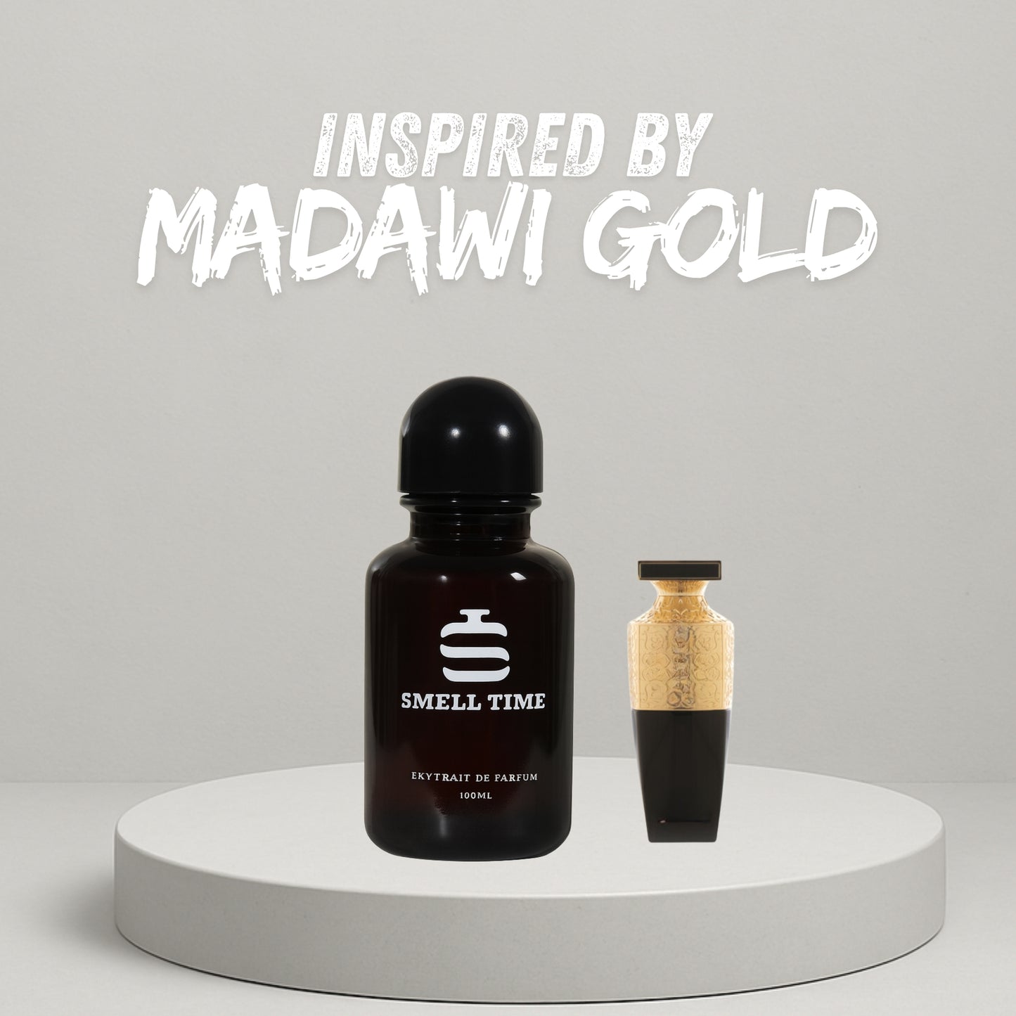 Madawi Gold Inspired Fragrance | Fruity, Vanilla & Warm Spicy Blend | Smell Time USA