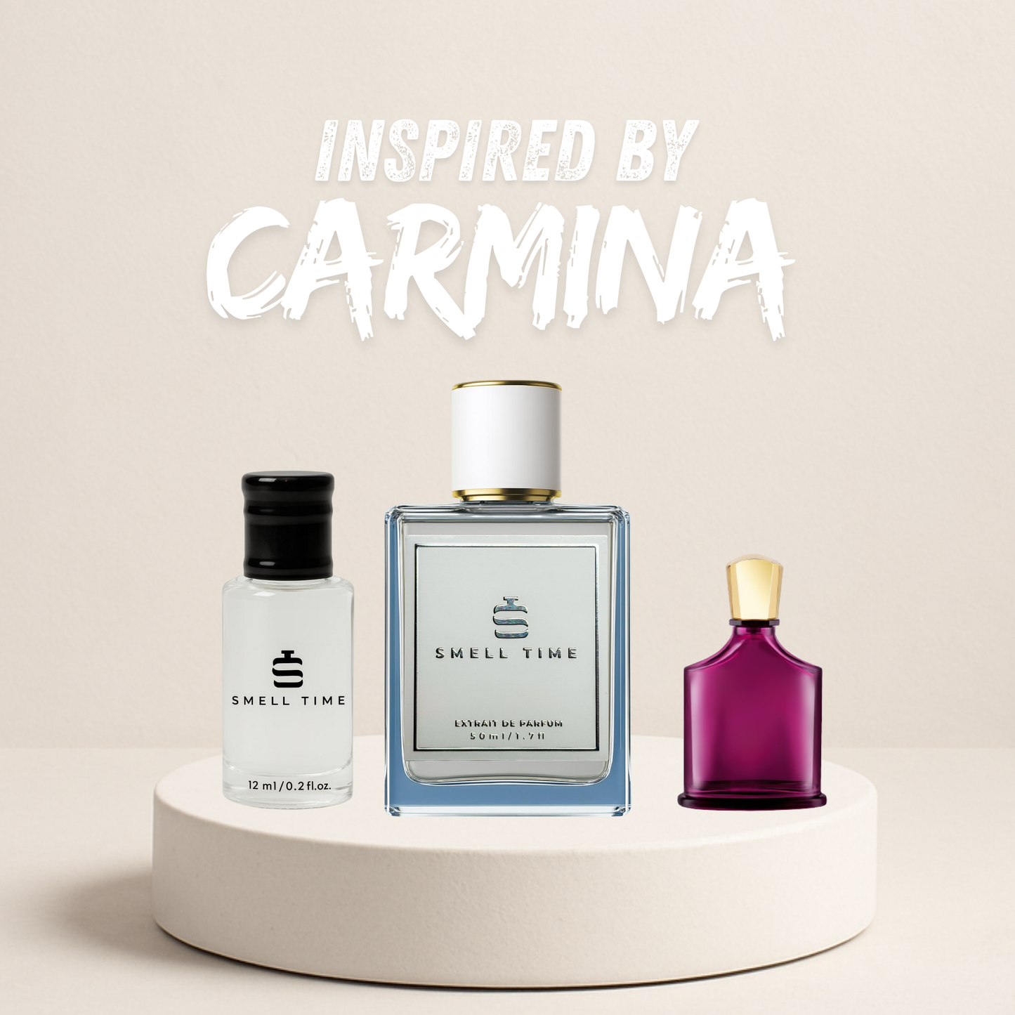 Carmina Inspired Fragrance | Cherry, Rose  Amber | Long-Lasting & Handmade | Smell Time USA