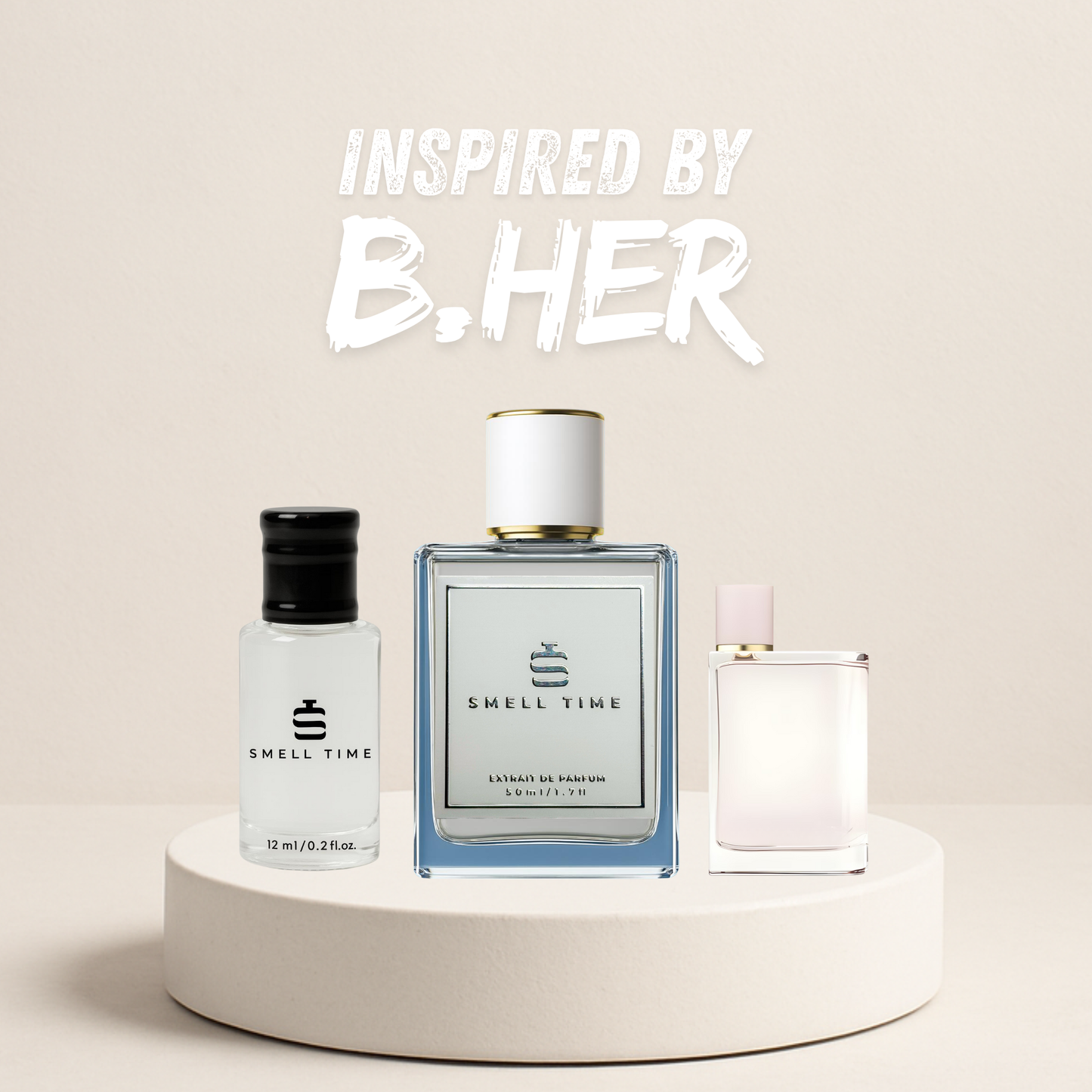 B.Her-Inspired Fragrance | Luscious Berry & Floral Fusion | Smell Time USA