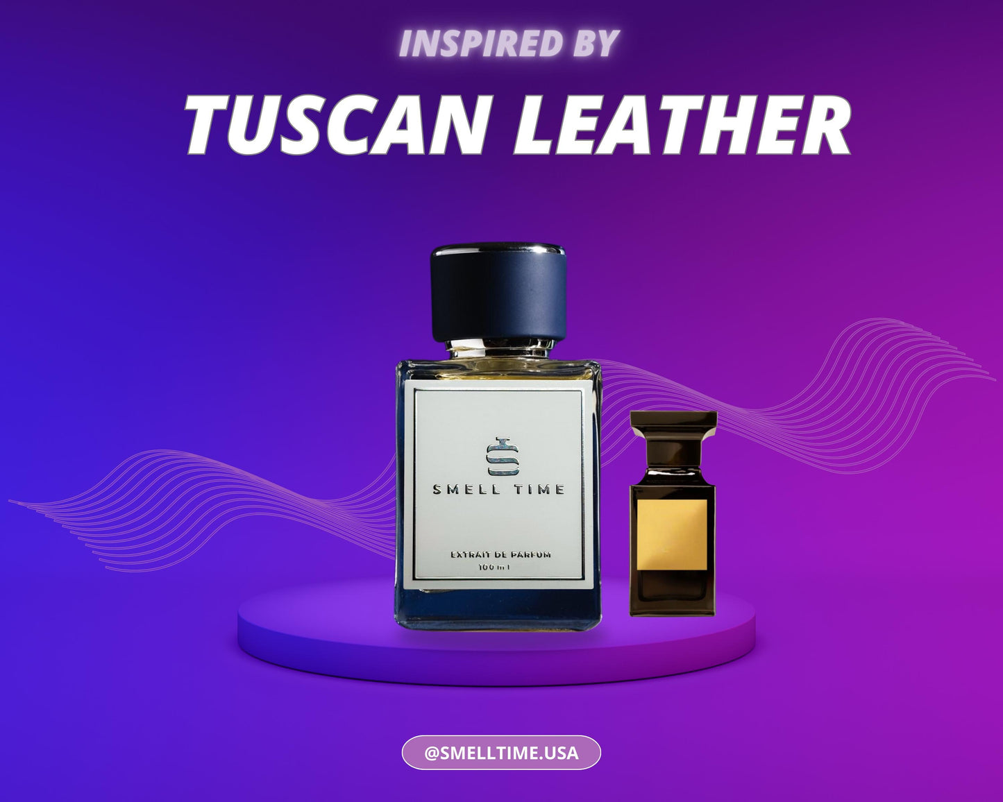 Tuscan Leather Inspired Fragrance | Bold, Leather & Amber Blend | Smell Time USA