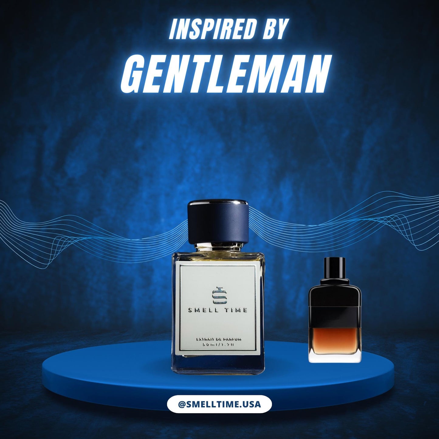Gentleman Inspired Fragrance | Warm Spicy, Vanilla, and Amber | Long-Lasting and Handmade | Smell Time USA