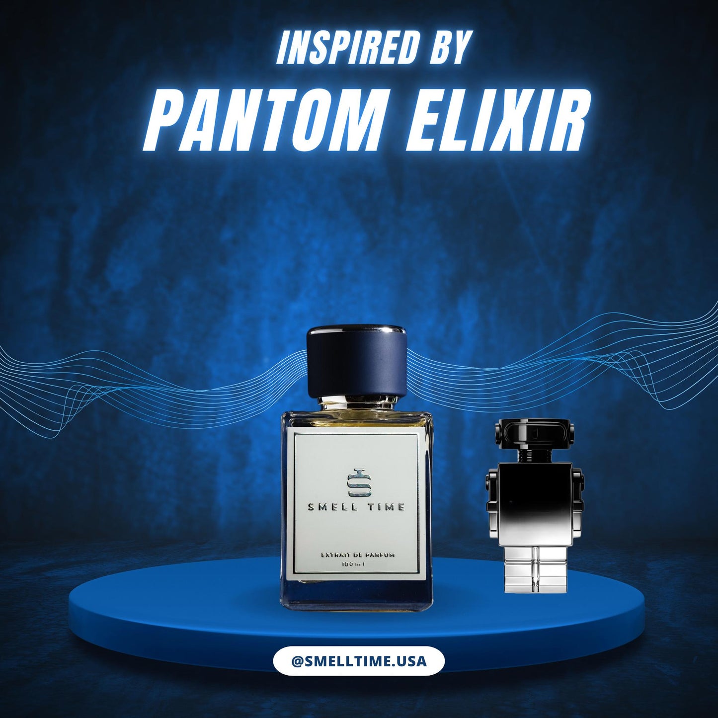 Phantom Elixir Inspired Fragrance | Vanilla, Marine, and Oud | Long-Lasting and Handmade | Smell Time USA