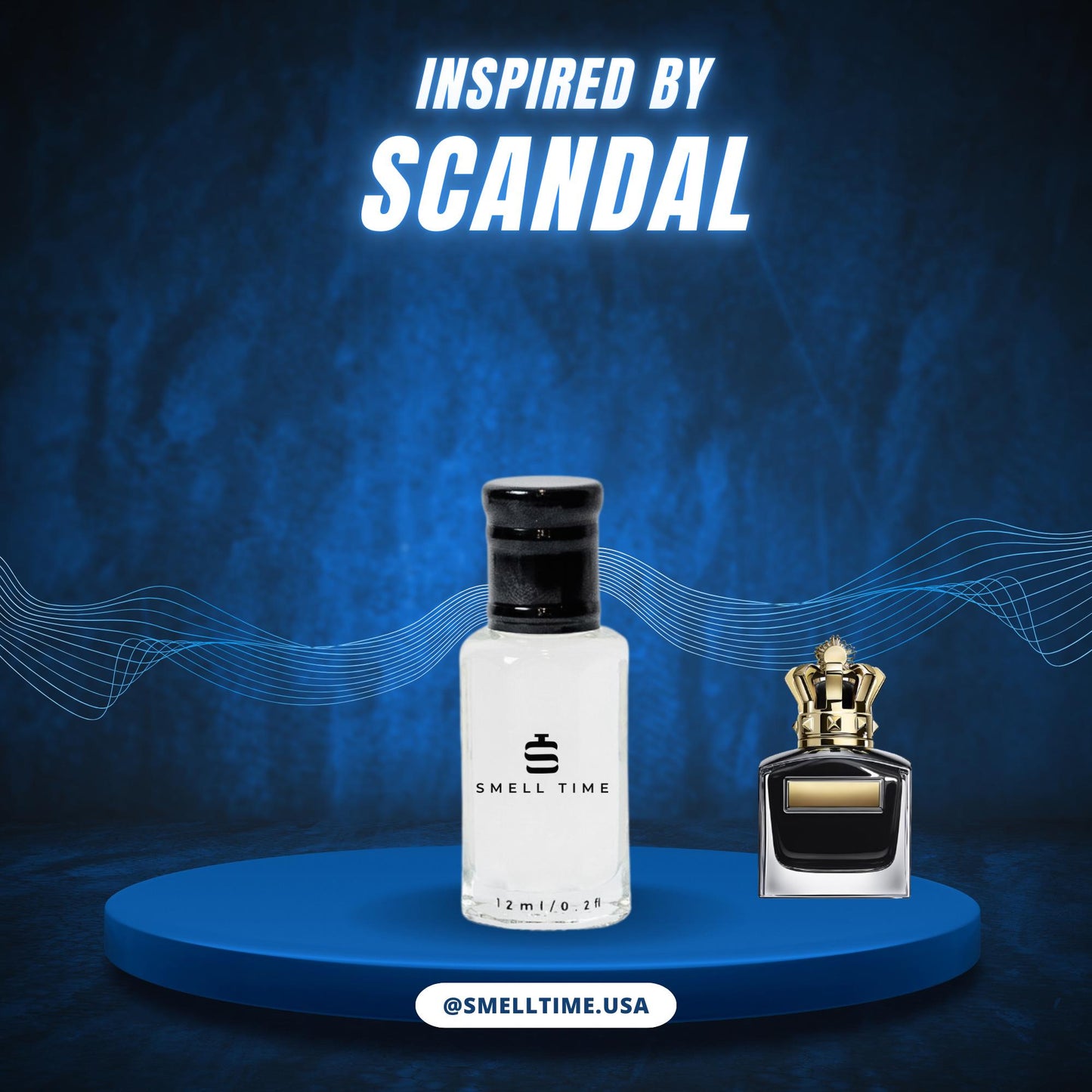 Scandal Pour Homme Inspired Fragrance | Woody, Amber & Sweet Blend | Smell Time USA
