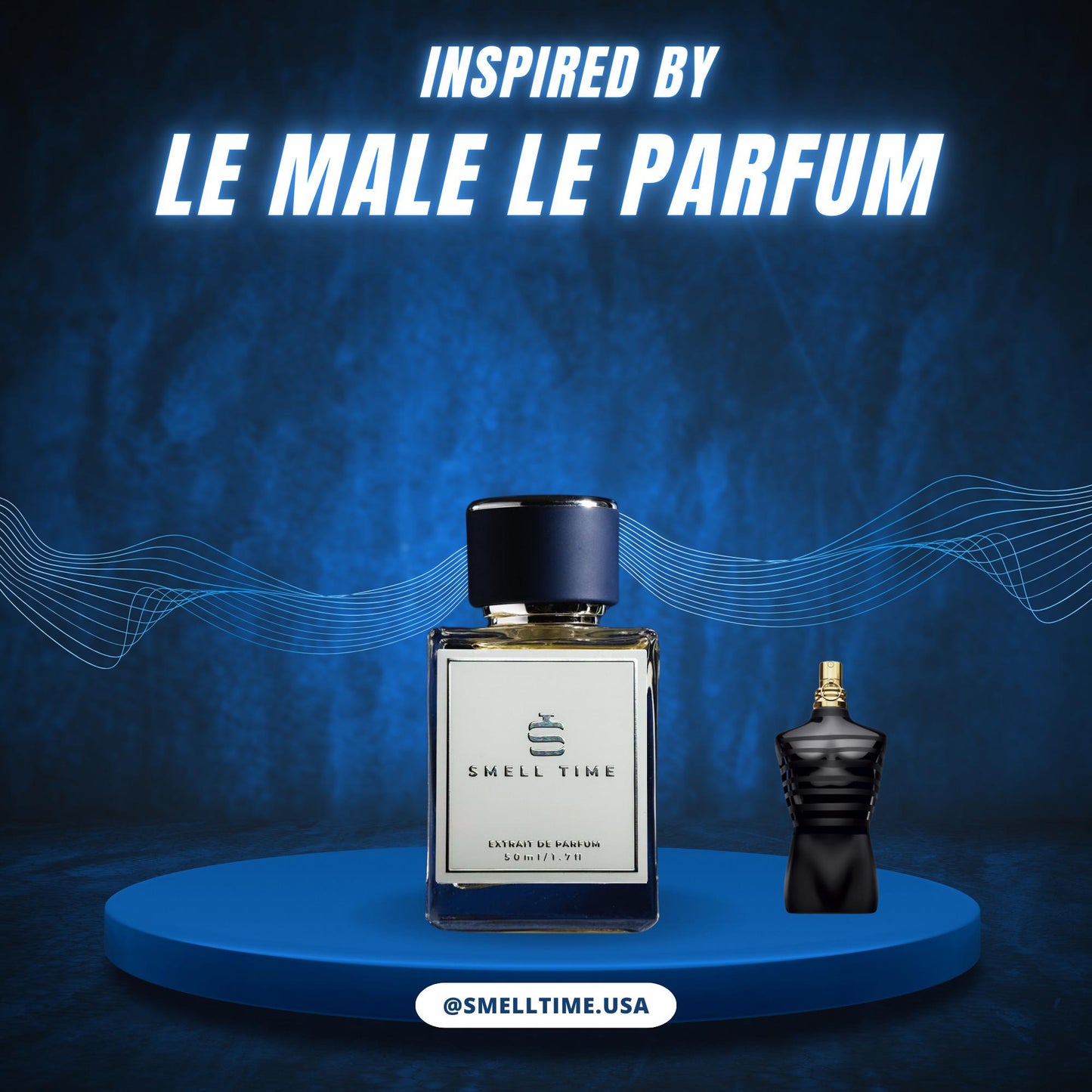 Le Male Le Parfum Inspired Fragrance | Warm Spicy, Vanilla & Lavender Blend | Smell Time USA