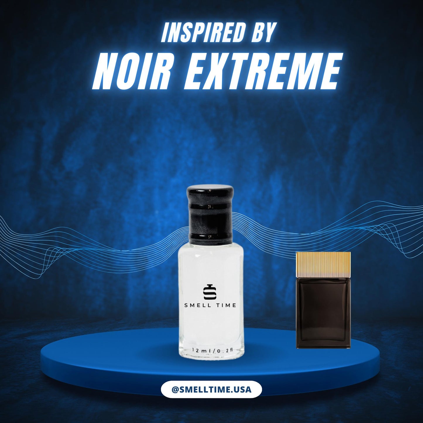 Noir Extreme Inspired Fragrance | Warm Spicy, Sweet Vanilla & Amber Blend | Smell Time USA