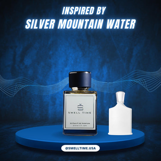 Silver Mountain Water Inspired Fragrance | Fresh, Citrus, and Musky | Long-Lasting & Handmade | Smell Time USA