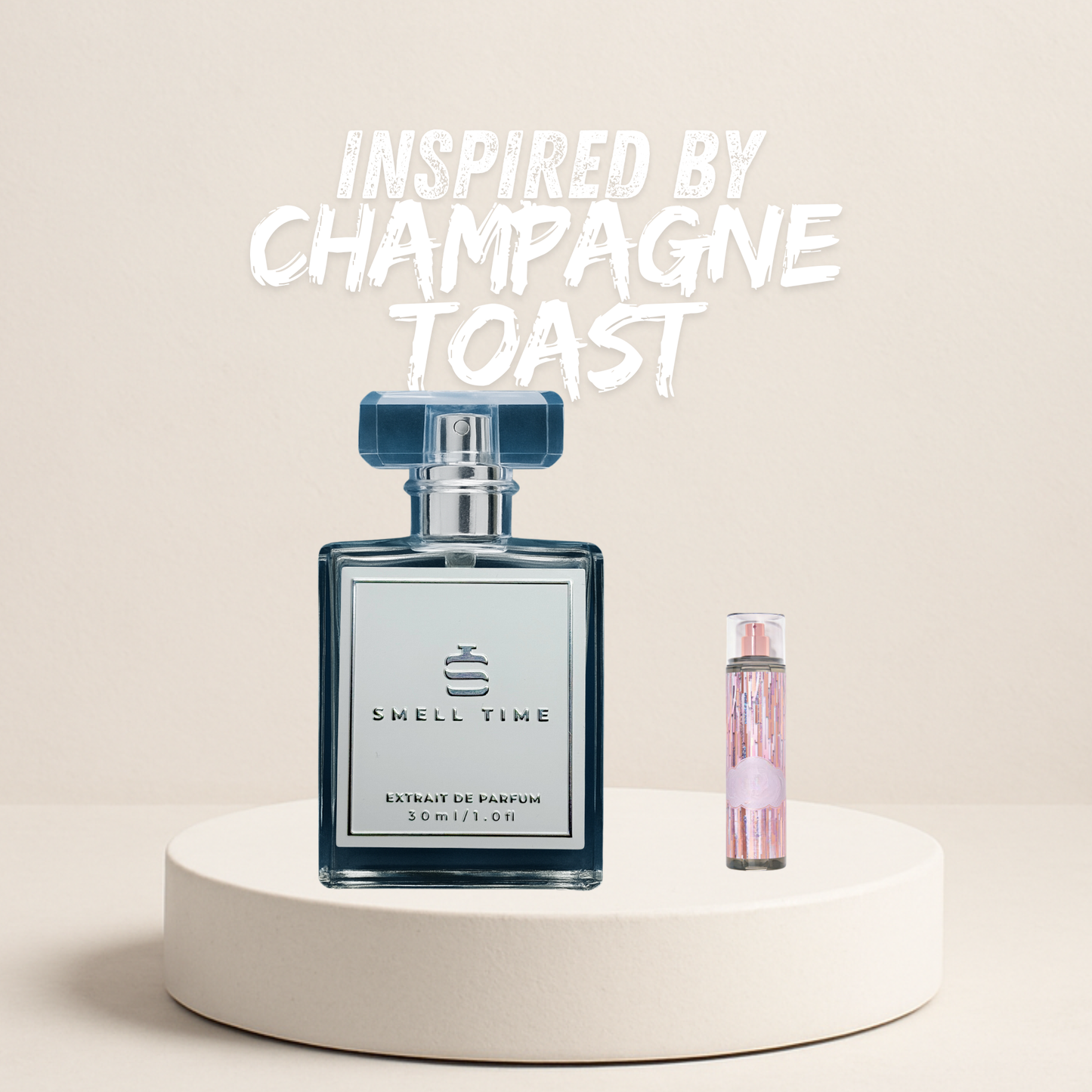 Champagne Toast Inspired Fragrance | Fruity Sweet Citrus Perfume | Sparkling & Playful Scent | Smell Time USA