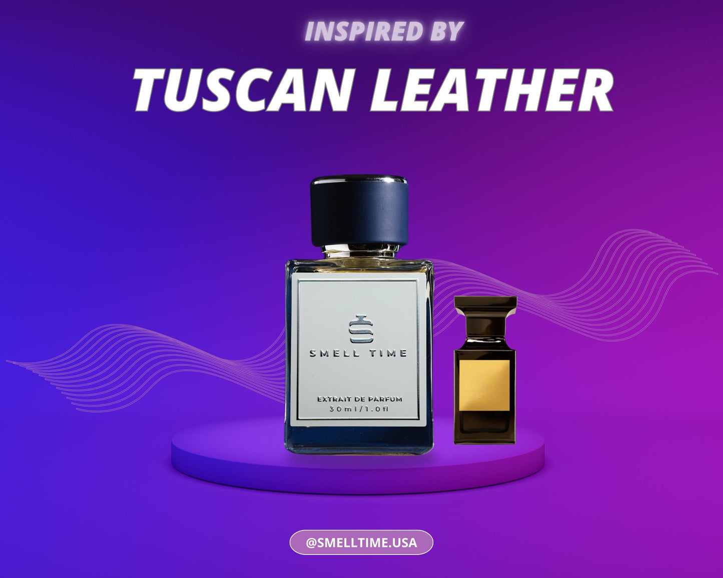 Tuscan Leather Inspired Fragrance | Bold, Leather & Amber Blend | Smell Time USA