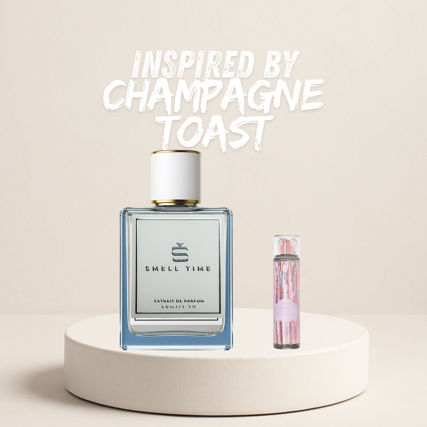 Champagne Toast Inspired Fragrance | Fruity Sweet Citrus Perfume | Sparkling & Playful Scent | Smell Time USA