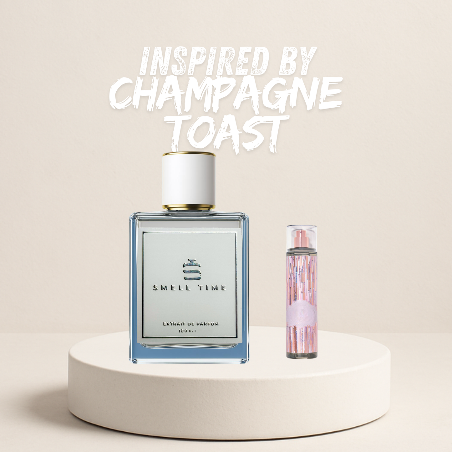 Champagne Toast Inspired Fragrance | Fruity Sweet Citrus Perfume | Sparkling & Playful Scent | Smell Time USA