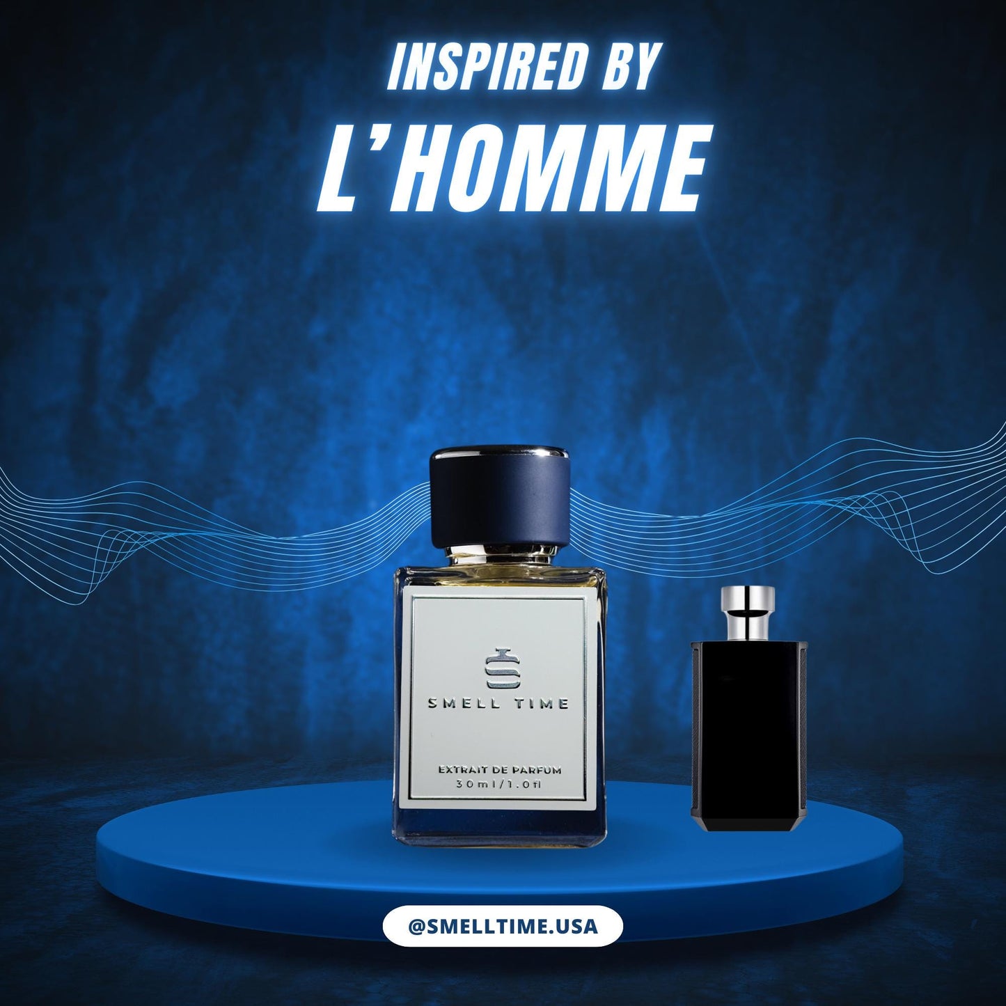 L’Homme Inspired Fragrance | Iris, Amber, and Woody | Long-Lasting and Handmade | Smell Time USA