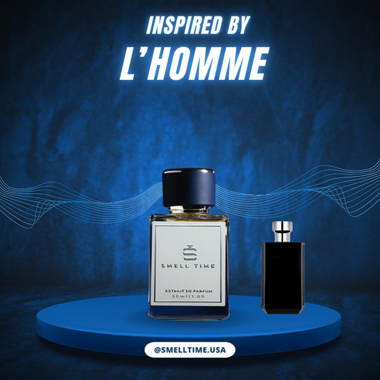 L’Homme Inspired Fragrance | Iris, Amber, and Woody | Long-Lasting and Handmade | Smell Time USA