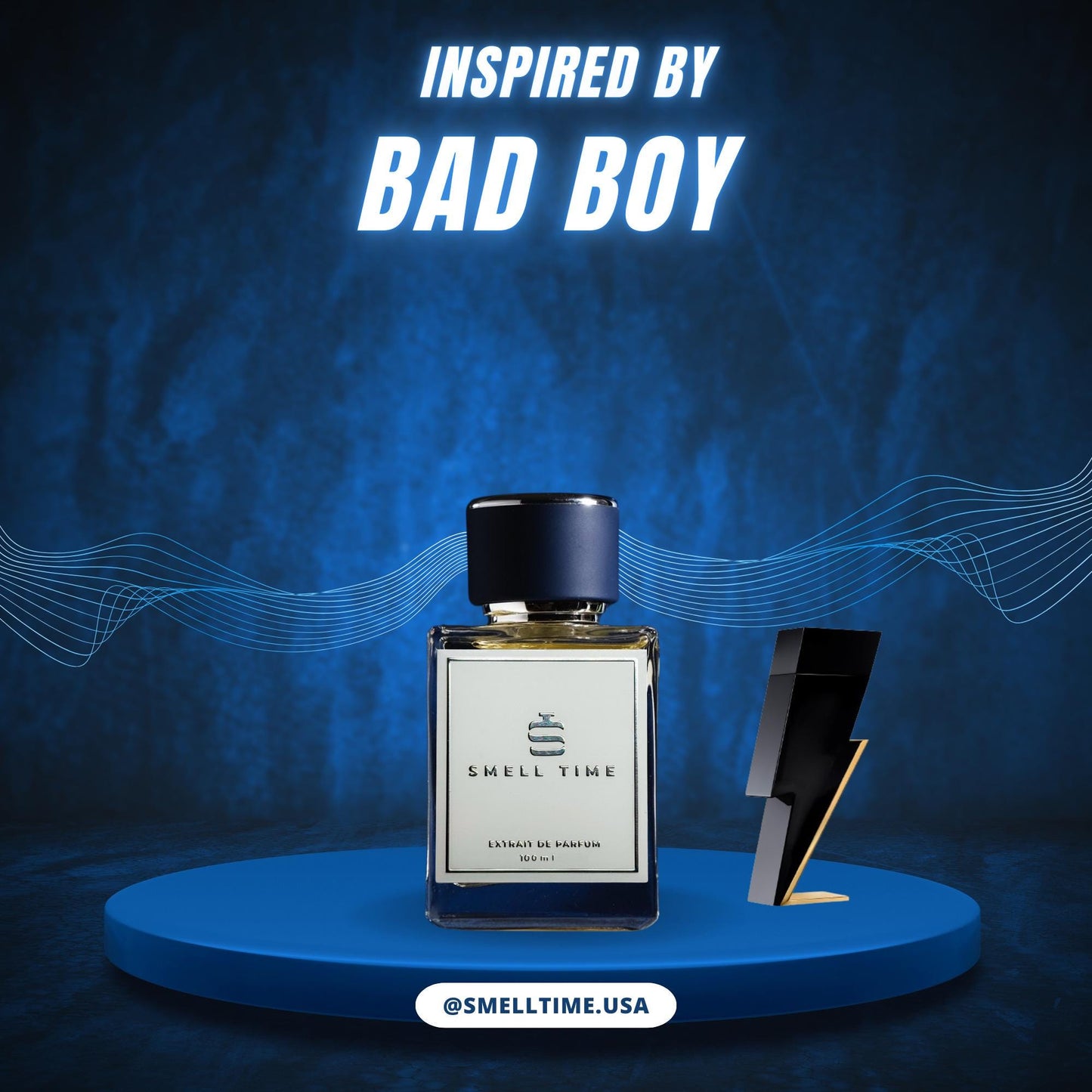 Bad Boy Inspired Fragrance | Spicy, Woody & Cacao Blend | Smell Time USA