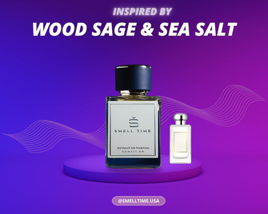 Wood Sage Sea Salt Inspired Fragrance | Aromatic, Fresh Salty | Long-Lasting & Handmade | Smell Time USA