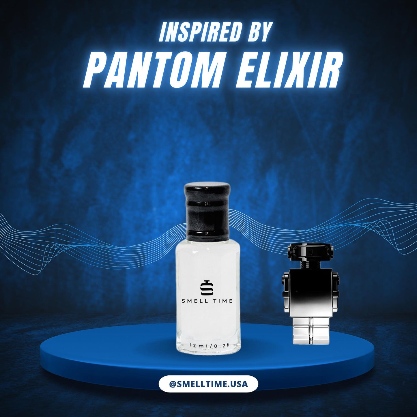 Phantom Elixir Inspired Fragrance | Vanilla, Marine, and Oud | Long-Lasting and Handmade | Smell Time USA