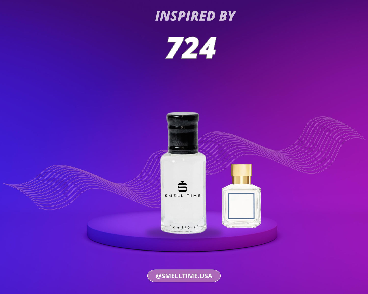 724 Inspired Fragrance – White Floral, Musky, Fresh Scent | Natural, Vegan & Long-Lasting Perfume