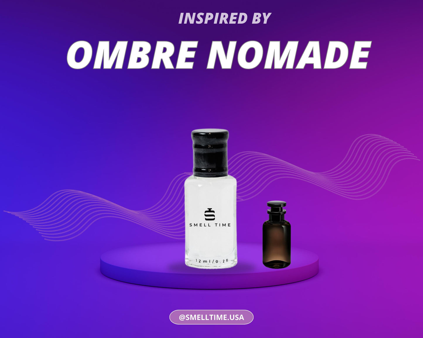 Ombre Nomade Inspired Fragrance | Warm Spicy, Amber Oud & Rose Blend | Smell Time USA