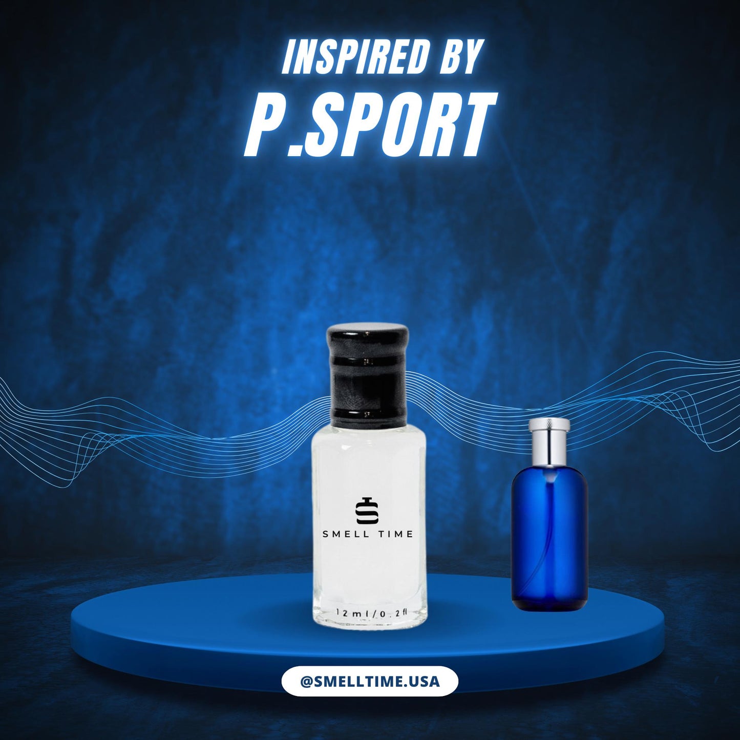 P.Sport Inspired Fragrance | Fresh, Aromatic  Sporty | Long-Lasting & Handmade | Smell Time USA