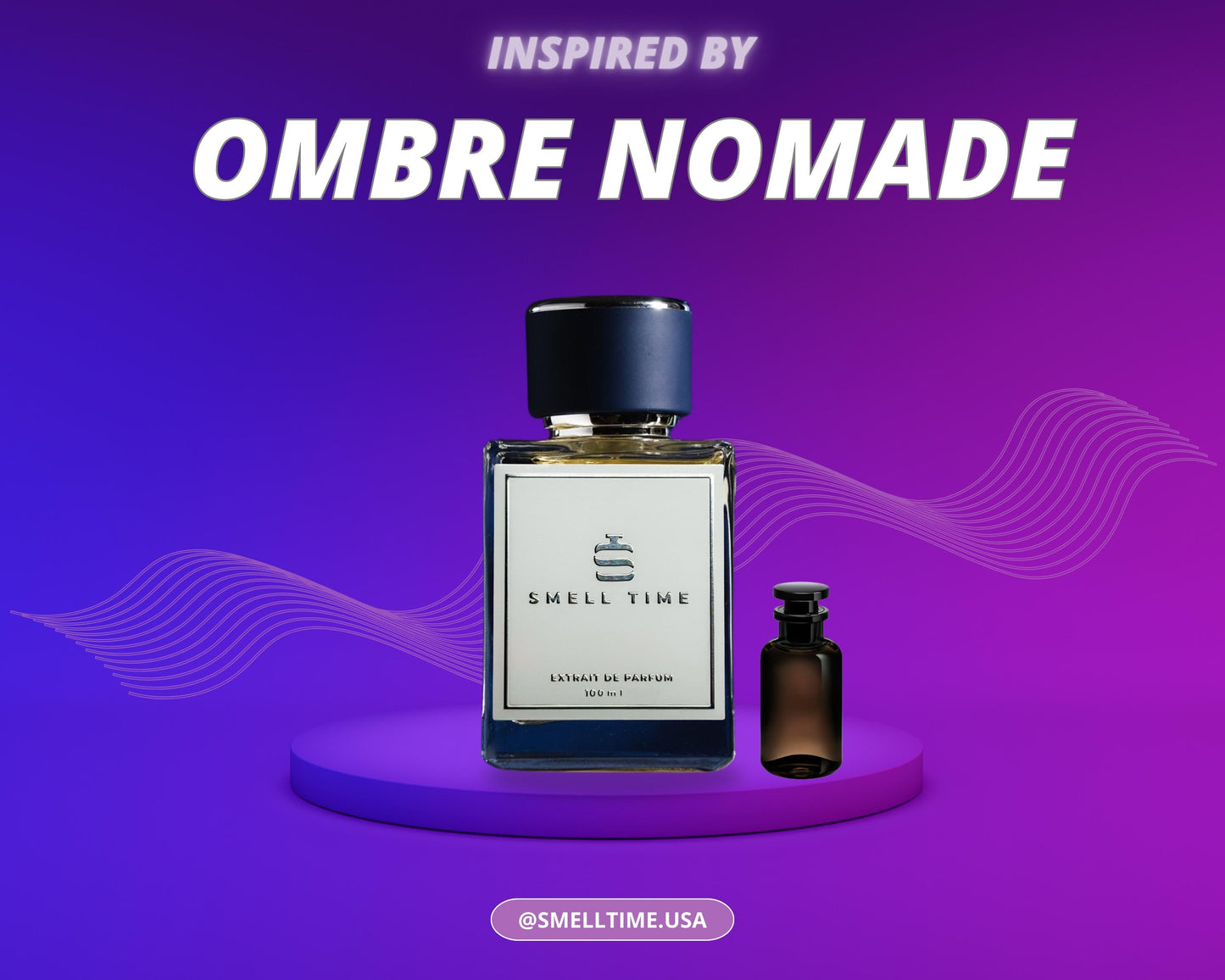 Ombre Nomade Inspired Fragrance | Warm Spicy, Amber Oud & Rose Blend | Smell Time USA