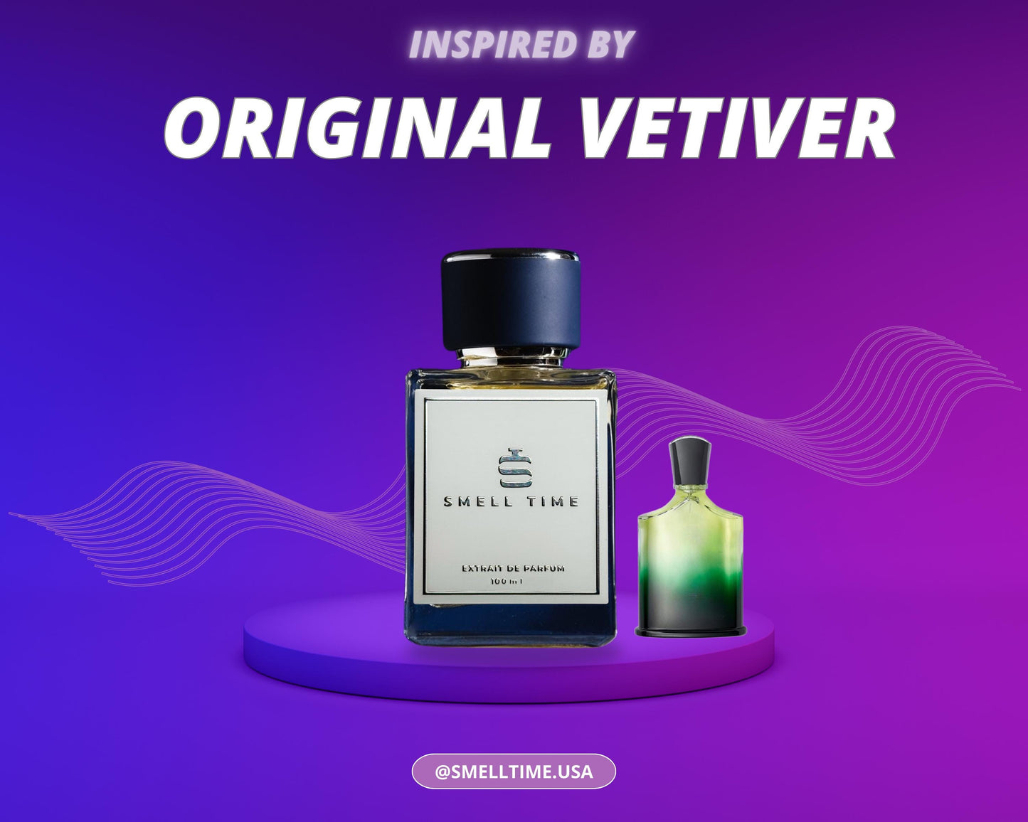 Original Vetiver Perfume – Citrus, Woody, and Earthy Fragrance with Ginger, Vetiver, and Ambergris