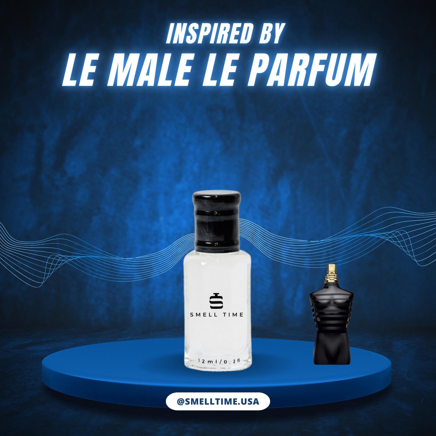 Le Male Le Parfum Inspired Fragrance | Warm Spicy, Vanilla & Lavender Blend | Smell Time USA