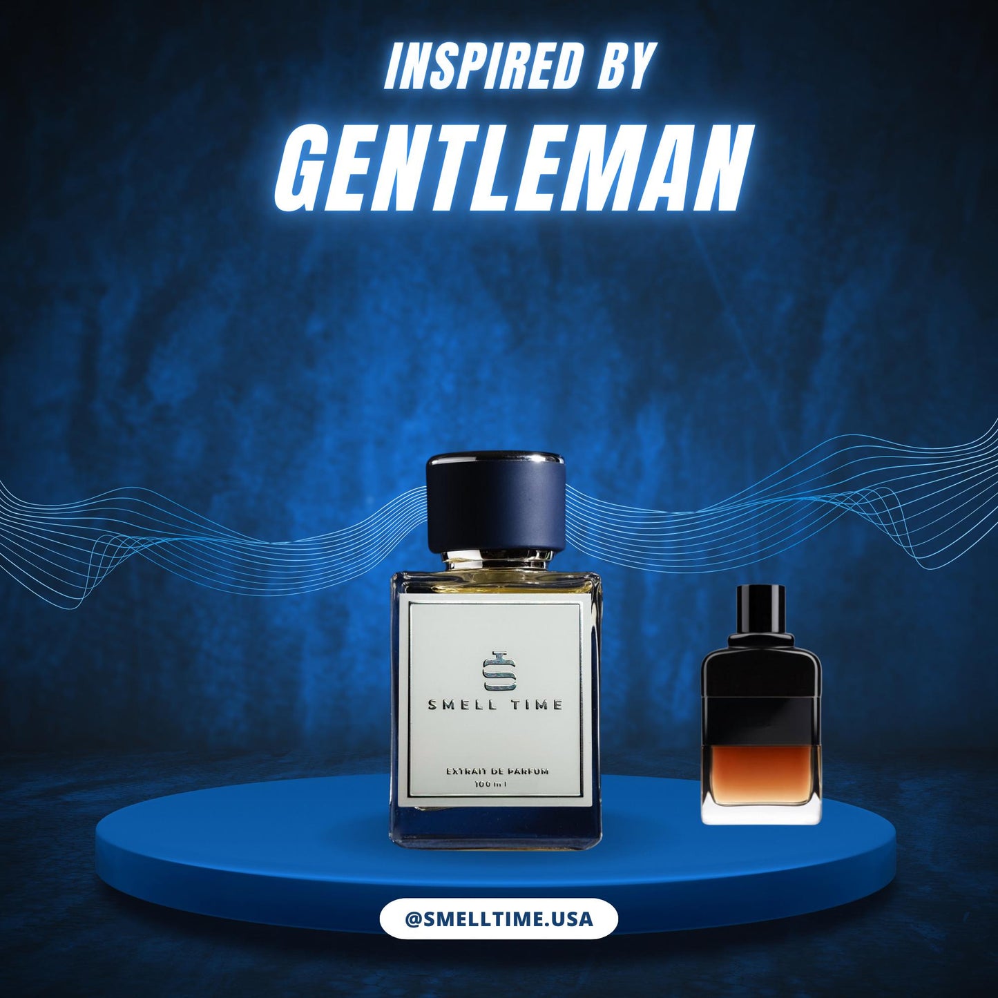 Gentleman Inspired Fragrance | Warm Spicy, Vanilla, and Amber | Long-Lasting and Handmade | Smell Time USA