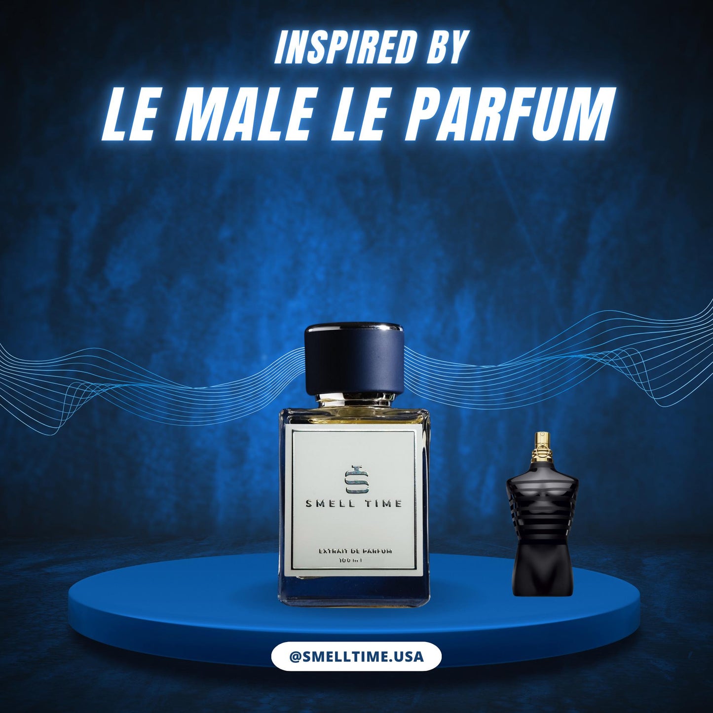 Le Male Le Parfum Inspired Fragrance | Warm Spicy, Vanilla & Lavender Blend | Smell Time USA