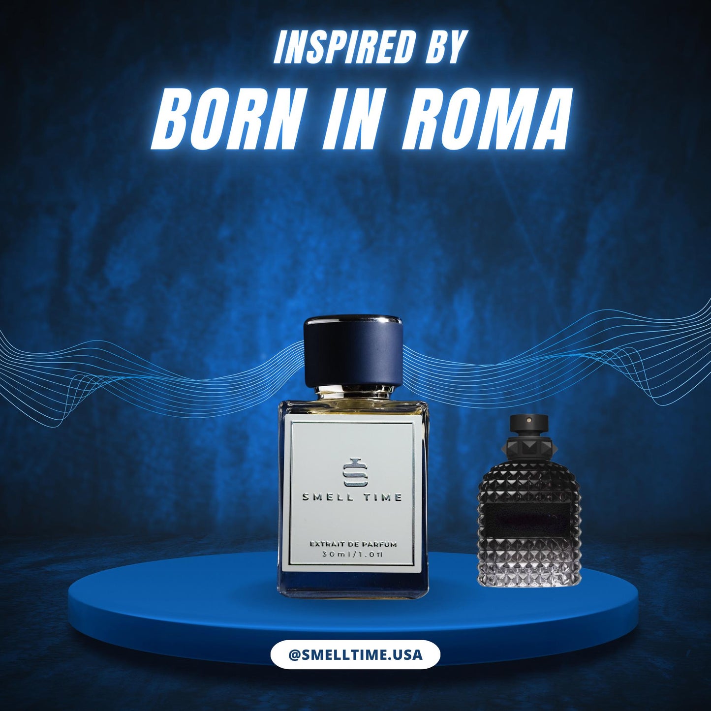 Born in Roma Inspired Fragrance | Vanilla, Lavender, and Woody | Long-Lasting and Handmade | Smell Time USA