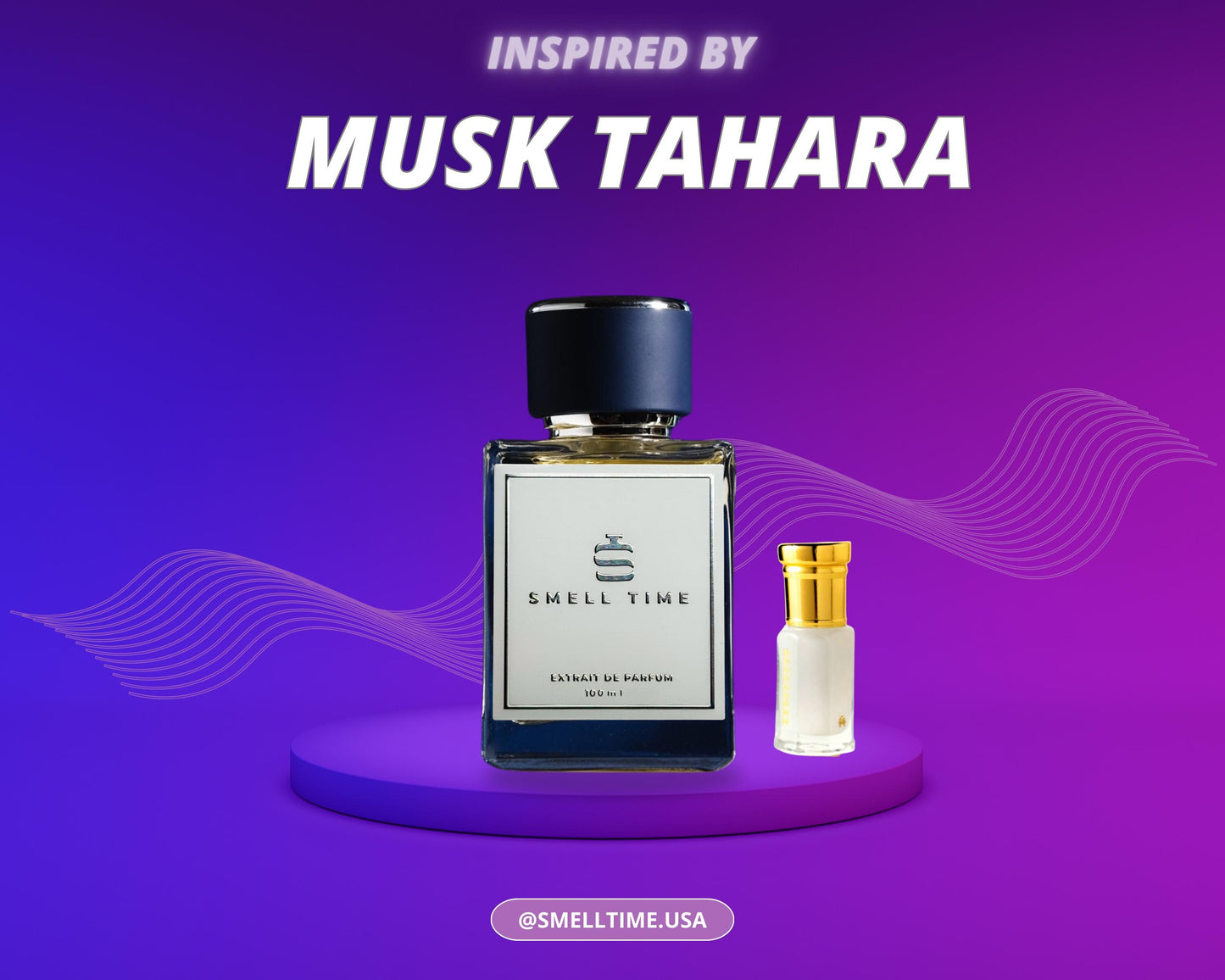Musk Tahara Inspired Perfume | Soft White Musk Powdery Scent | Long Lasting Clean Fragrance | Extrait de Parfum and Perfume Oil