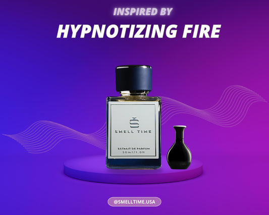 Hypnotizing Fire Inspired Fragrance | Vanilla, Patchouli, and Rose | Long-Lasting and Handmade | Smell Time USA